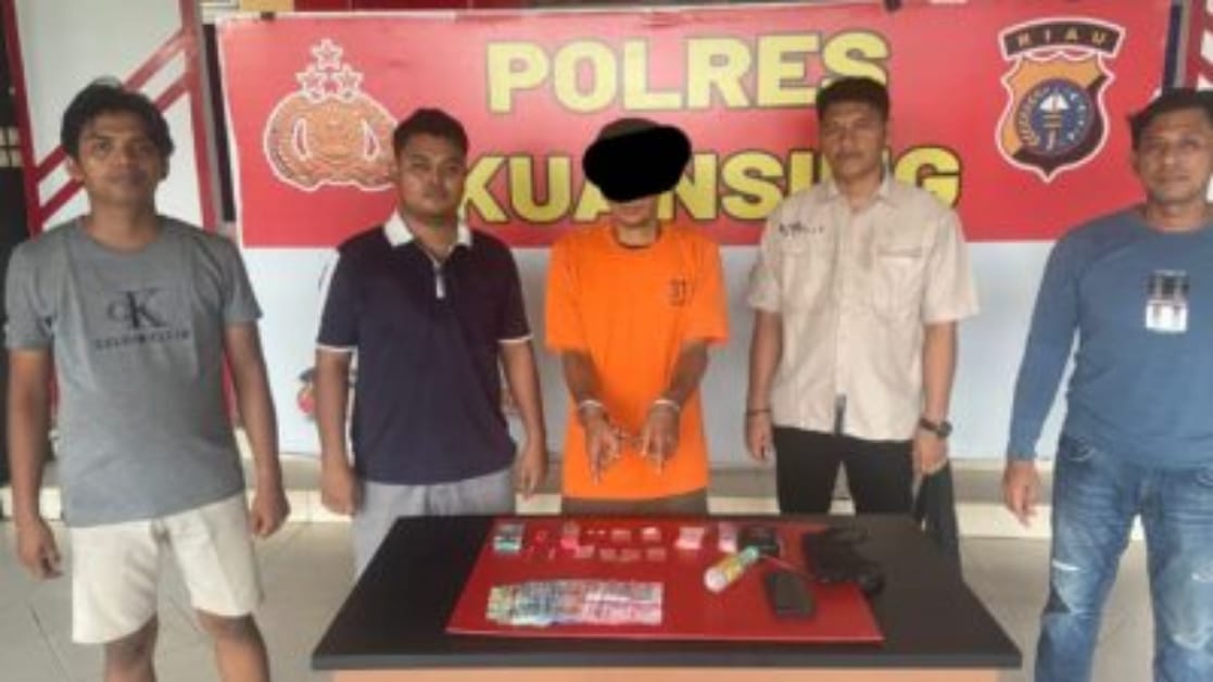 Tim Mata Elang Reserse Narkoba Polres Kuansing Berhasil Mengungkap