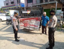 Polsek Bandar Sei kijang Adakan Sosialisasi Sapu Bersih Pungutan liar