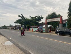 Polsek Pangkalan Kuras Laksanakan Patroli Pengamanan Jalan Raya