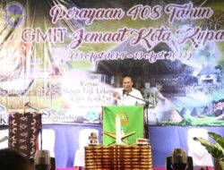 Hadiri Ibadah Syukur HUT ke-408 GMIT Jemaat Kota Kupang, Gubernur VBL Berikan Apresiasi