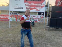 Kepala Desa Palas H. Samsari AS Tinjau Langsung Persiapan Peringatan HUT RI ke 77