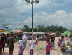 Warga Desa Palas Tak Habis Tenaga, Meriahkan HUT RI ke 77