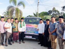 H. Anton, S.Ud Anggota DPRD  Apresiasi CSR PT. Musim Mas Bantu 1 Unit Mobil ke BPKD Pangkalan Lesung