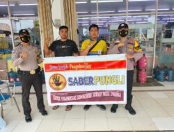 Polsek Pangkalan Lesung Giat Laksanakan Sosialisasi Saber Pungli