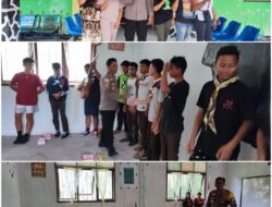 Kapolsek Lirung Melaksanakan Giat Sosialisasi Kenakalan Remaja di SMAK Pais Kalongan