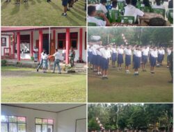 Babinsa Ramil 1312-05/Essang Tanamkan ” Rasa Cinta Tanah Air” Kepada Siswa Siswi di Sekolah