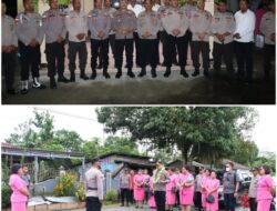 Kapolres Bersama Ketua Bhayangkari Cabang Talaud Melaksanakan Kunjungan Kerja di Polsek Beo