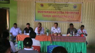 Jawab Kerinduan Masyarakat Desa Dafala, Bupati Belu Bagun Jalan Hotmix