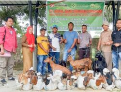 PT. AA Distrik Sorek Kembali Salurkan Batuan Program CSR Kepada Masyarakat