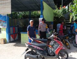 Polsek Beo Monitoring di APMS Beo Terkait Rencana Pemerintah Menaikkan Harga BBM
