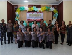 Polres Perbatasan NKRI – Filipina Gelar Syukuran HUT ke 74 Polwan