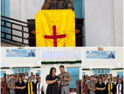 Kapolres Kepulauan Talaud Melaksanakan Safari Pelayanan di Jemaat Germita Imanuel Lirung