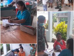 Peduli Kesehatan Balita Babinsa Dampingi Petugas Berikan Pelayanan Posyandu