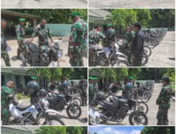 Kodim 1312/Talaud Laksanakan Pengecekan dan Pemeriksaan Kendaraan Dinas