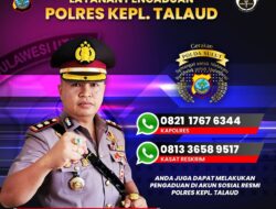 Tingkatkan Pelayanan Kepolisian Polres Kepulauan Talaud Optimalkan Layanan Pengaduan Masyarakat