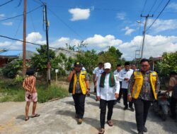 Ini Pesan Bupati Zukri Saat Berkunjung Kelokasi Banjir Di Perum Graha dan MKI di Desa Makmur Sp.6