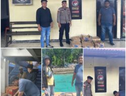 Operasi Pekat Satuan Narkoba Polres Talaud Amankan Ratusan Liter Cabtikus di KM Barcelona lll