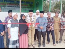 Ketua Komisi I DPRD Pelalawan Resmikan Yayasan Pondok Tahfid’z Qur’an Darul A’Rifiyah Al Musthafa di Desa Terbangiang.