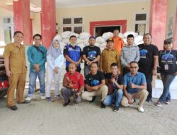 Diterima Sekdakab Boalemo, PJS Berbagi Kasih Bantuan untuk Korban Banjir di Tilamuta