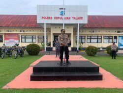 Apel Perdana Kapolres Kepulauan Talaud AKBP Dandung Putut Wibowo, SH, SIK, MH