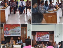 Wakapolres Kepulauan Talaud Jumpa Masyarakat Melonguane Dalam Rangka Program Jumat Curhat