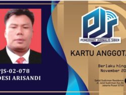 PJS Berduka, Ketua DPC Kabupaten Empat Lawang Tutup Usia
