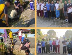 Bangun Sinergitas Ramil 05/Essang Laksanakan Giat Kerja Bakti