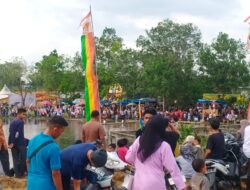 Ribuan Warga Tumpah Ruah di Danau Rawang Udang Benai