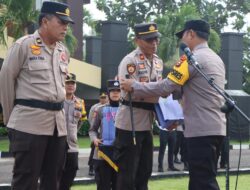 Kapolres Kuansing Pimpin Upacara Pelepasan Purna Bhakti Anggota Polri
