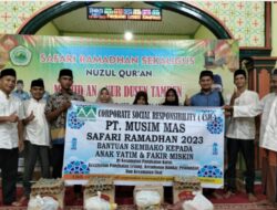 PT Musim Mas Kembali Serahkan Batuan Kepada Anak Yatin dan Fakir Miskin di Kecamatan Pangkalan Lesung dan Ukui.