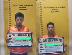Tim Mata Elang Satresnarkoba Polres Kuansing Kembali Ringkus 2 Orang Pelaku Pengedar Sabu