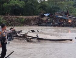 Polsek Logas Tanah Darat Lakukan Penertiban Aktivitas PETI Didesa Kuantan Sako.