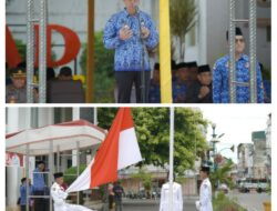 Pimpin Upacara Harkitnas, Bupati Rohil Sampaikan Amanat Menteri Kominfo 