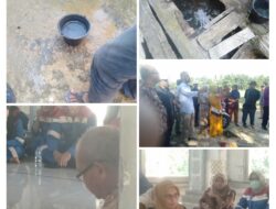 DLH Rohil Tinjau Lokasi Pencemaran Sumur Warga ,Diduga Akibat Limbah Pembuatan Sumur Minyak  Di Kep.Manggala Sakti .