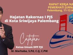 Hajatan Rakernas I PJS di Kota Sriwijaya Palembang