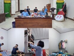 Tingkatkan Kewaspadaan Kasubsi Kamtib Lapas Lirung Gelar Pemeriksaan Kamar Hunian Warga Binaan