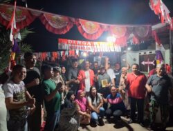 Ketua HIPMI Kab. Pelalawan, Lurah Kerinci Timur, RT, RW, dan warga, meriahkan momen Kemerdekaan RI ke 78