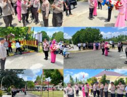 Kegembiraan Personil Polres Talaud Saat Menjemput Kapolres Baru AKBP Mohammad Chaidir