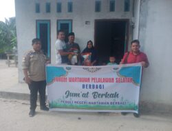 Forum Wartawan Pelalawan Selatan Santuni Anak Yatim di Kelurahan Sorek Satu