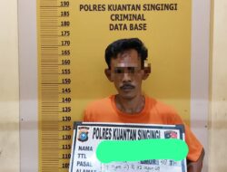 Kurir Narkoba Diciduk Tim Mata Elang Satresnarkoba Polres Kuansing, 11 Paket Sabu Diamankan