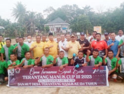 Ketua DPRD Provinsi Riau Buka Secara Resmi Open Turnamen Sepak Bola Trantang Manuk Cup III.