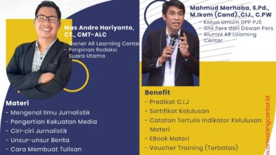 Tingkatkan Kompetensi, Ketua DPP Pendidikan Pro Jurnalismedia Siber Siapkan Pelatihan Khusus Wartawan