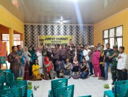 Tampung Aspirasi Masyarakat Polres Pelalawan Gelar Jumat Curhat. Ini Himbauan Kasat Bimas.