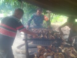 Pengabdian Babinsa Koramil 09/Langgam Peltu Kesmiyarto Bersama Warga Binaan