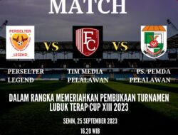 Tim Pemkab Pelalawan Bakal di Perkuat Bupati dan Wabup di Laga Trofeo Pembukaan Turnamen Lubuk Terap Cup XIII