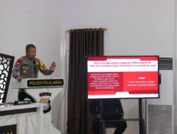 Memperkuat Manejemen Operasi Kapolres Pelalawan Memberikan Arahan Personil Pengamanan Oprasi Mantap Brata Lancang Kuning 2023- 2024.