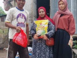 Sahabat Jumat Gandeng Pendamping Siaga Pangkalan Kerinci Barat Salurkan Sembako