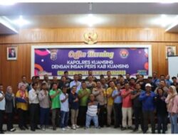 Polres Kuansing Dengan INSAN PERS Gelar Coffe Morning Dalam Rangka Pemilu 2024