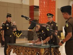 Kajati Riau Akmal Abbas, S.H., M.H Pimpin Serat Terima Jabatan Kajari Pelalawan