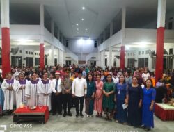 Bupati H. Zukri SE Didampingi Kapolres AKBP Suwinto, SH., SIK Hadiri Perayaan Natal Agung BKAG Kabupaten Pelalawan Tahun 2023